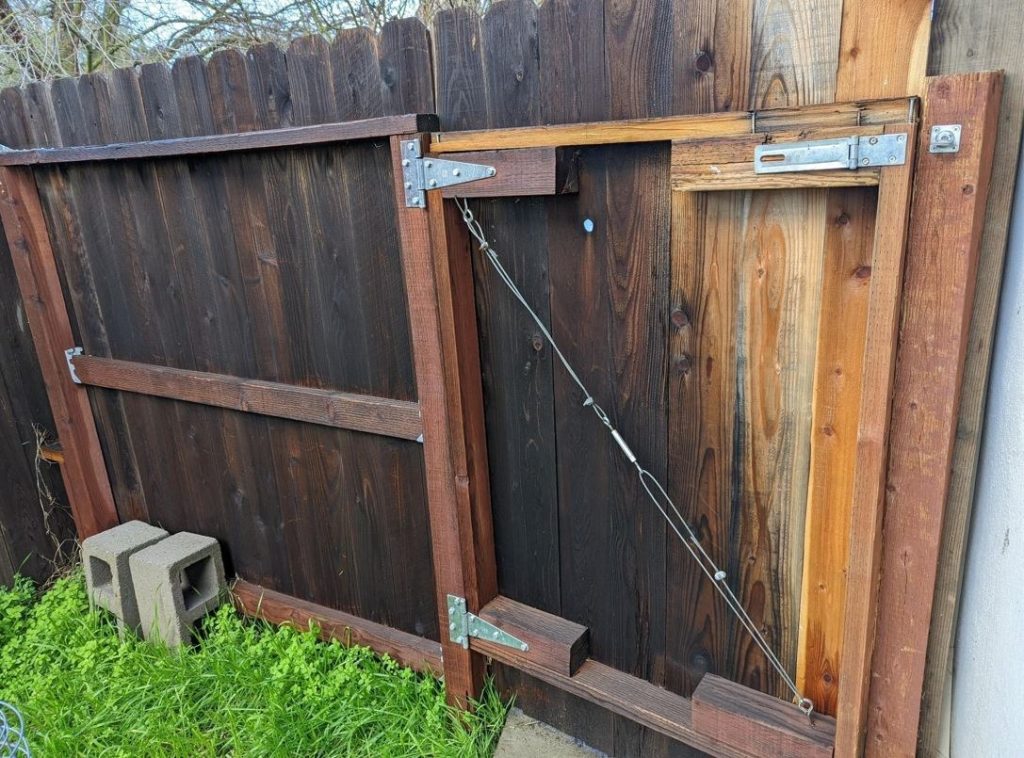 wood sagging